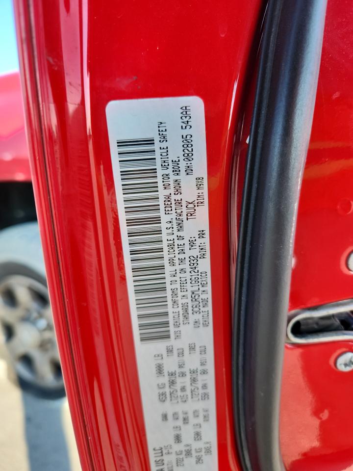 2016 Ram 2500 Slt VIN: 3C6UR5ML1GG124932 Lot: 81045035