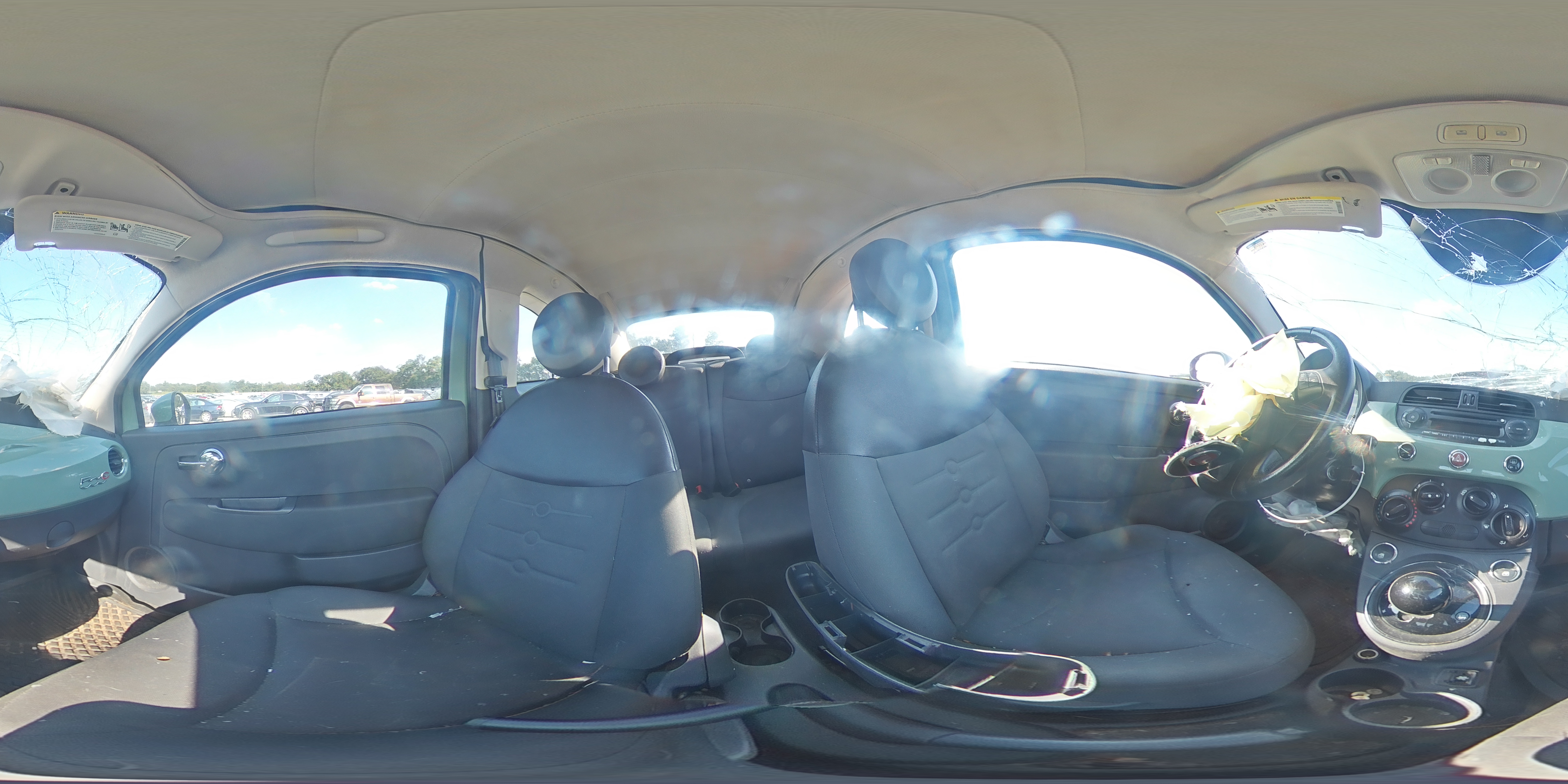 2015 Fiat 500 Pop VIN: 3C3CFFDR1FT502586 Lot: 71182505