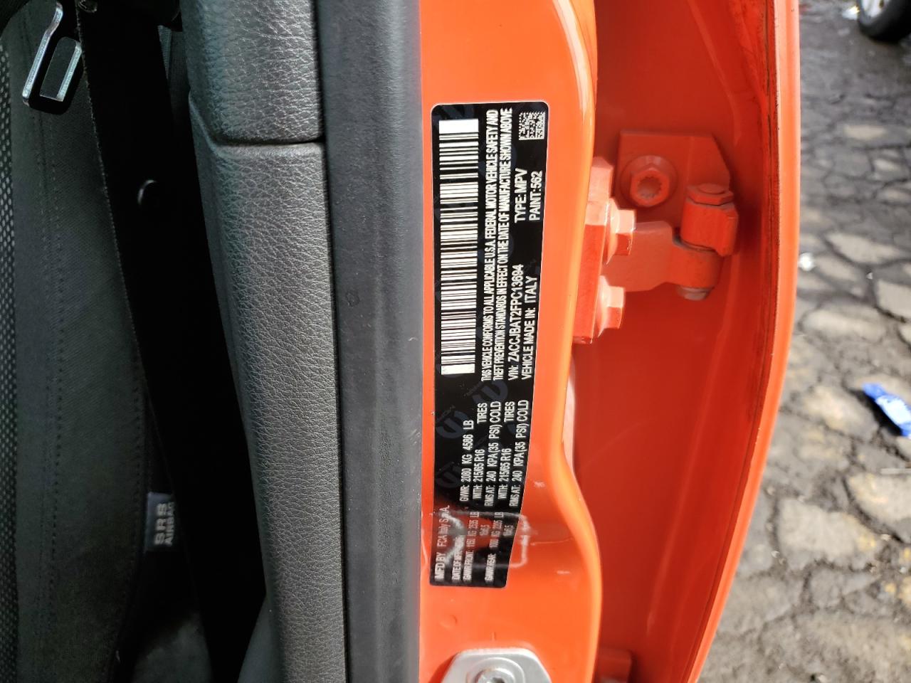 2015 Jeep Renegade Sport VIN: ZACCJBAT2FPC13694 Lot: 81276415