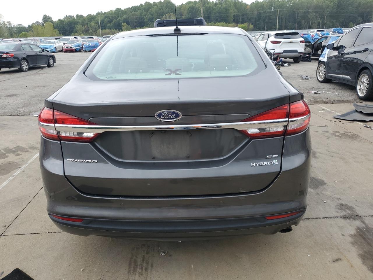 2017 Ford Fusion Se Hybrid VIN: 3FA6P0LU8HR120814 Lot: 71486925