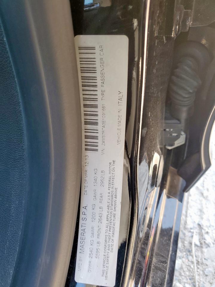 2014 Maserati Ghibli S VIN: ZAM57RTA3E1091661 Lot: 69707365