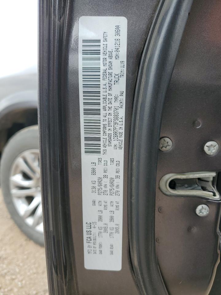 2015 Ram 1500 Longhorn VIN: 1C6RR7PT9FS683701 Lot: 71057645