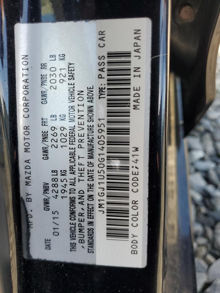 2016 Mazda 6 Sport VIN: JM1GJ1U50G1405951 Lot: 81468355