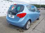 2013 VAUXHALL MERIVA SE TURBO  for sale at Copart WHITBURN
