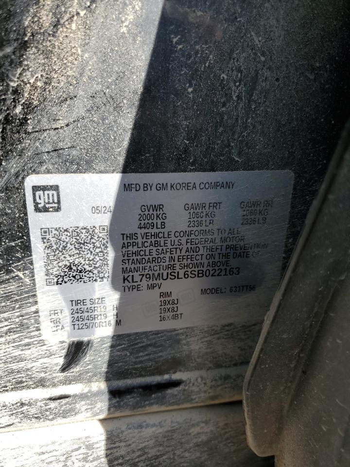 2025 Chevrolet Trailblazer Rs VIN: KL79MUSL6SB022163 Lot: 80939735