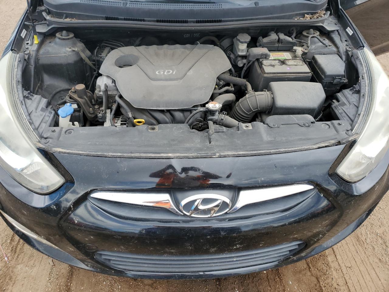 2013 Hyundai Accent Gls VIN: KMHCU4AE3DU380657 Lot: 81060905