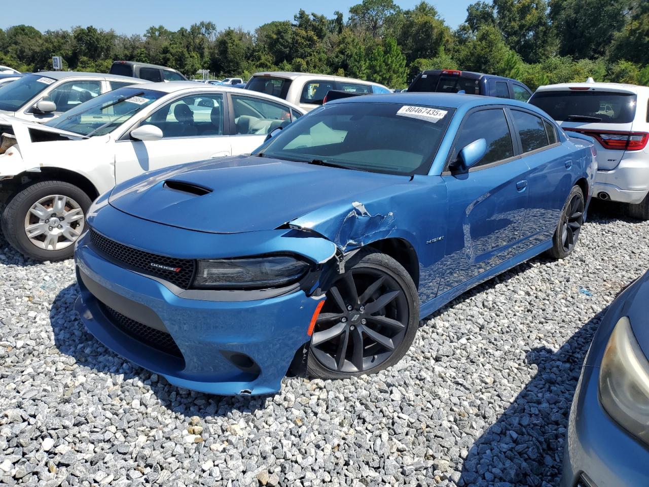 2021 Dodge Charger R/T blue null gas 2C3CDXCT2MH612769 photo #1