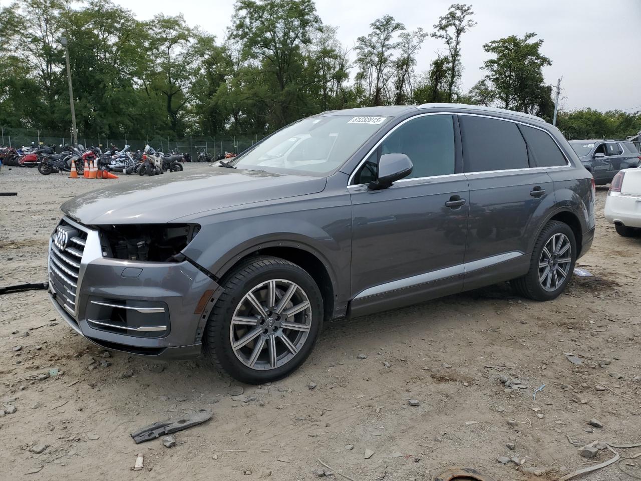 2019 Audi Q7 Premium Plus grey null gasoline WA1LAAF72KD017599 photo #1