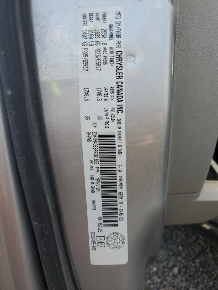 2010 Dodge Grand Caravan Se VIN: 2D4RN4DE8AR361850 Lot: 69758555