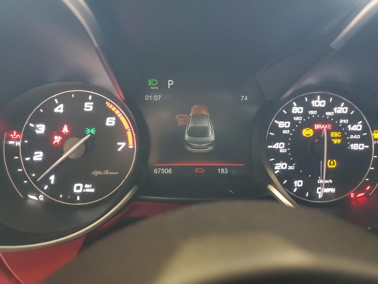 2017 Alfa Romeo Giulia Ti Q4 VIN: ZARFAEEN6H7553298 Lot: 83874625