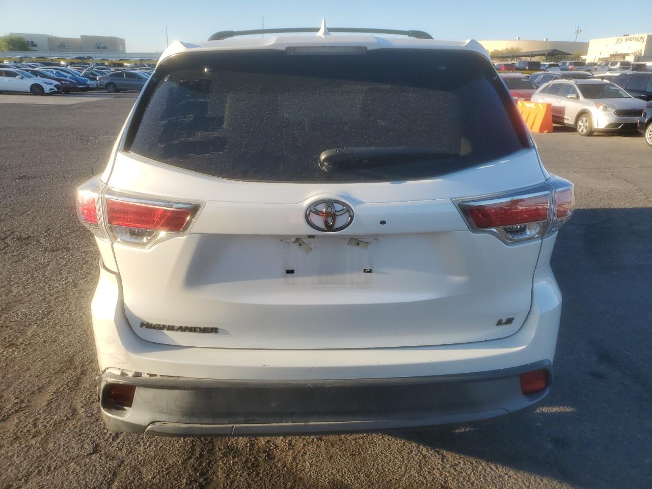 2016 Toyota Highlander Le VIN: 5TDZKRFH7GS139097 Lot: 80742335