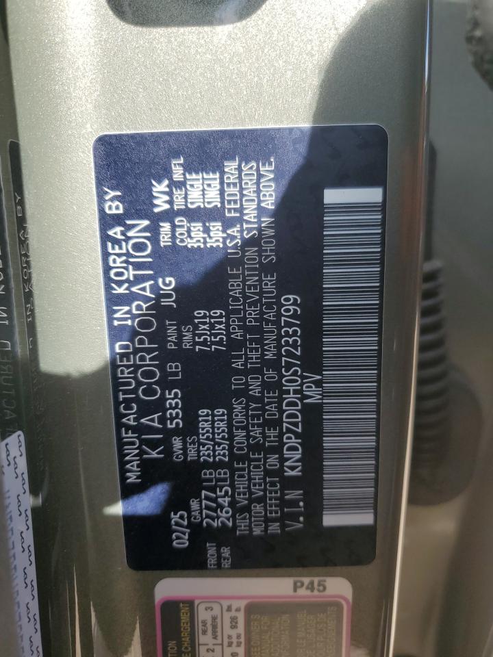 2025 Kia Sportage X-Line Prestige VIN: KNDPZDDH0S7233799 Lot: 71859985