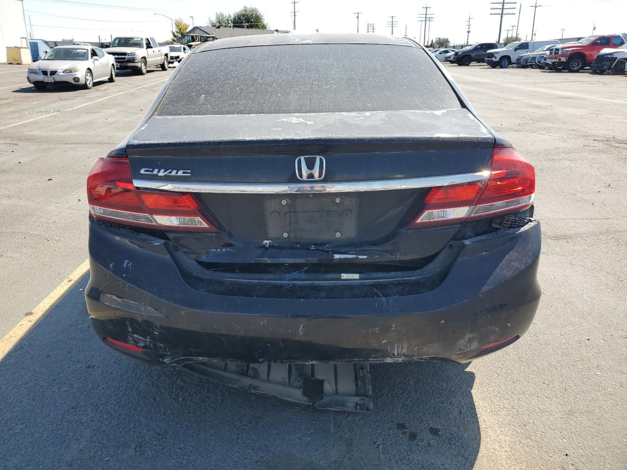 2013 Honda Civic Lx VIN: 2HGFB2F57DH537826 Lot: 80565645