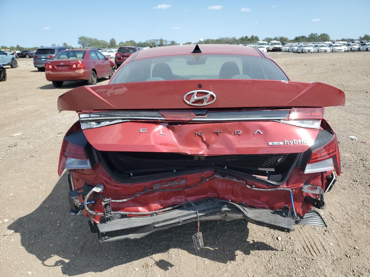 2022 Hyundai Elantra Blue VIN: KMHLM4AJ6NU023245 Lot: 71752485