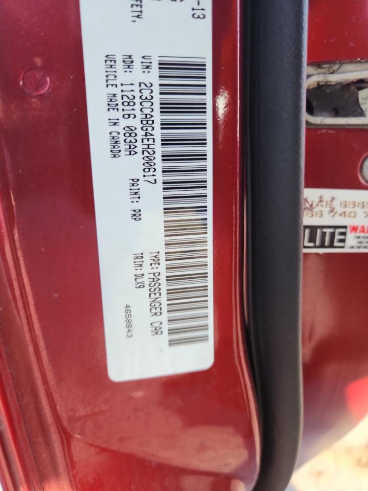 2014 Chrysler 300 S VIN: 2C3CCABG4EH200617 Lot: 84379195