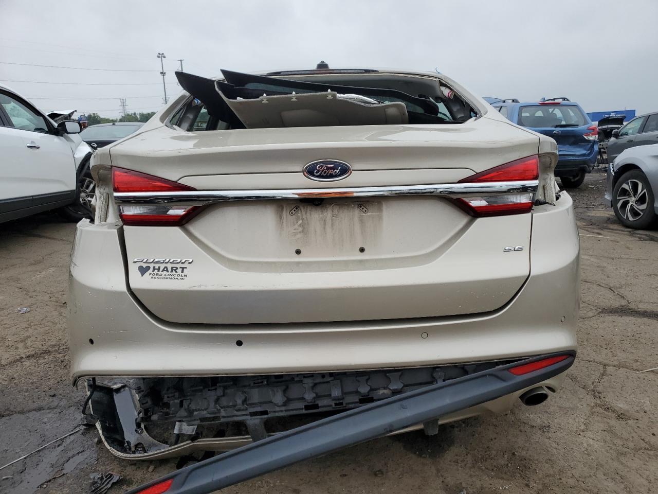 2018 Ford Fusion Se VIN: 3FA6P0H74JR176242 Lot: 81320095