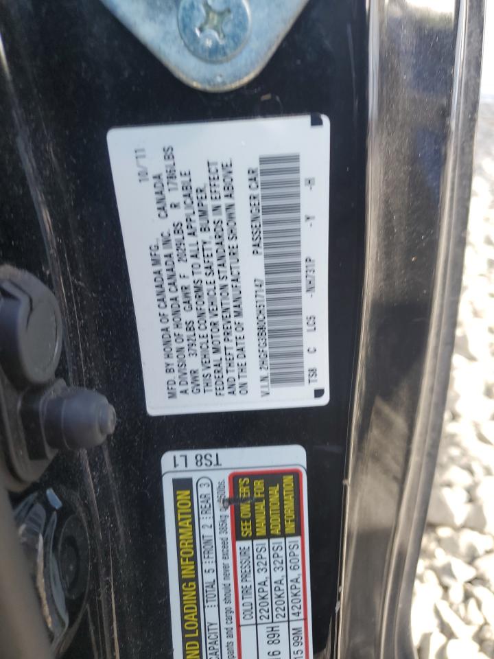 2012 Honda Civic Ex VIN: 2HGFG3B80CH517147 Lot: 70842395