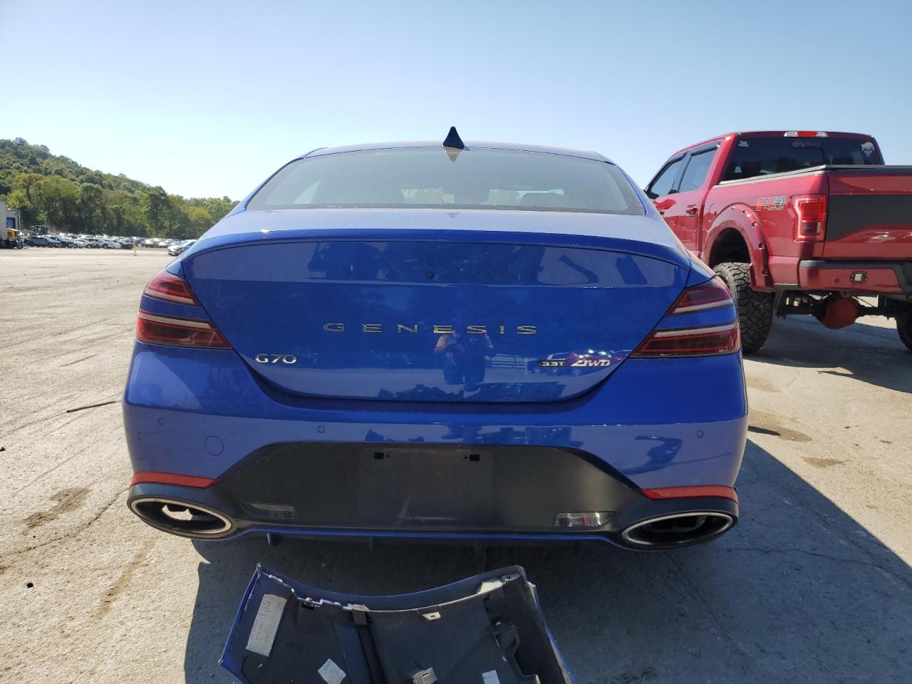 2022 Genesis G70 Base VIN: KMTG54TE8NU092443 Lot: 71237305