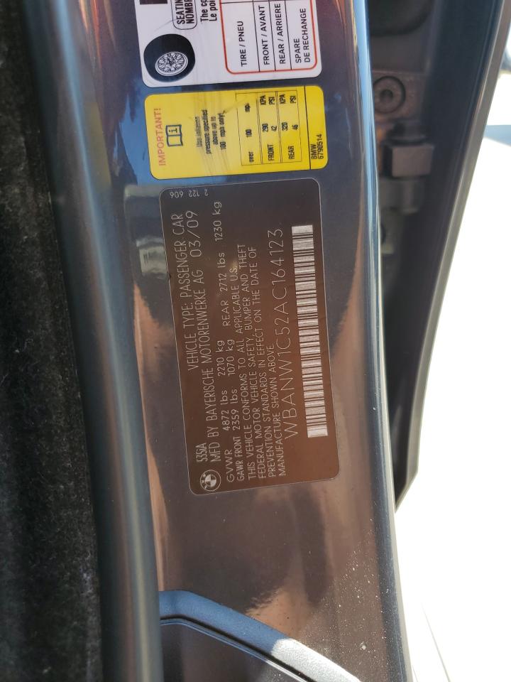 2010 BMW 535 I VIN: WBANW1C52AC164123 Lot: 81154255