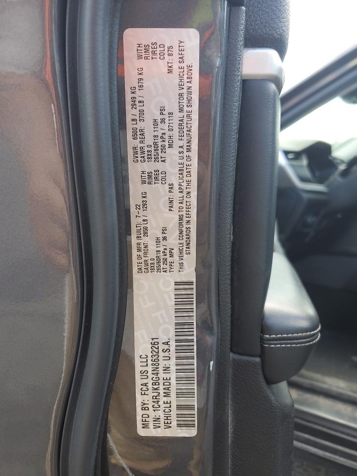 2022 Jeep Grand Cherokee L Limited VIN: 1C4RJKBG4N8632261 Lot: 71110885