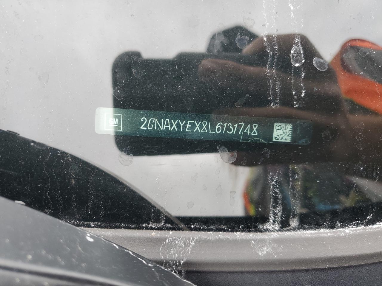 2020 Chevrolet Equinox Premier VIN: 2GNAXYEX8L6131748 Lot: 80005675