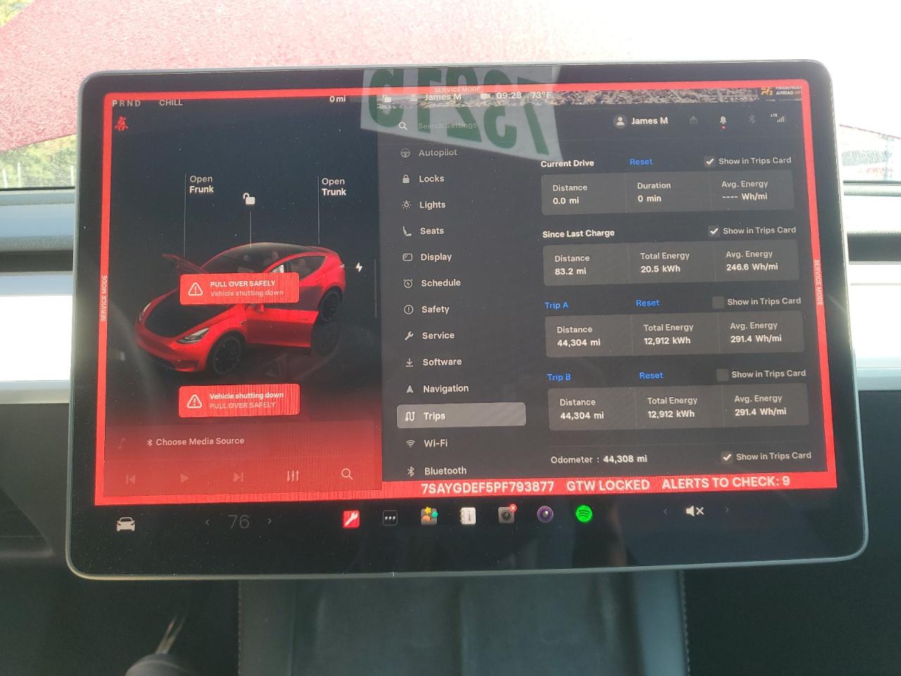 2023 Tesla Model Y VIN: 7SAYGDEF5PF793877 Lot: 71461525