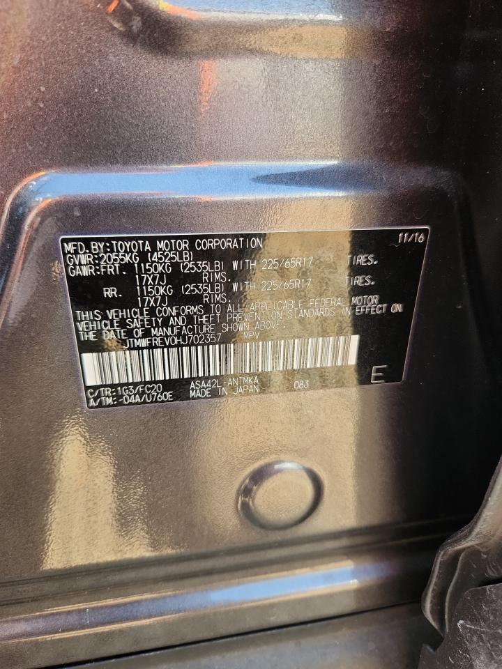 2017 Toyota Rav4 Xle VIN: JTMWFREV0HJ702357 Lot: 80131325