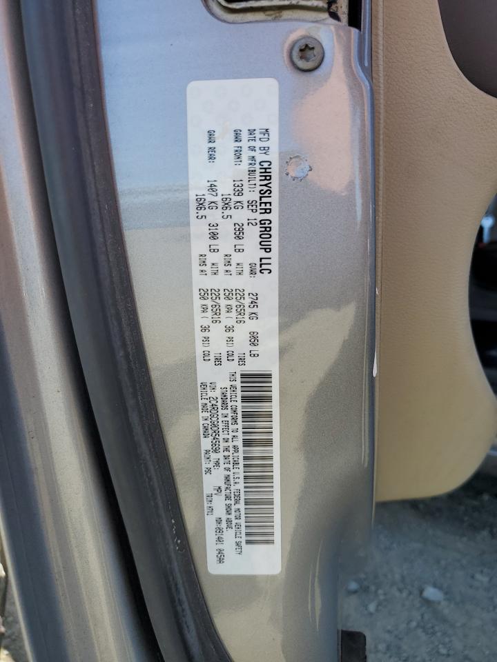 2013 Dodge Grand Caravan Sxt VIN: 2C4RDGCG0DR545690 Lot: 71051655