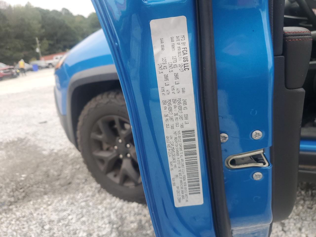 2018 Jeep Cherokee Trailhawk VIN: 1C4PJMBX5JD610418 Lot: 84617275