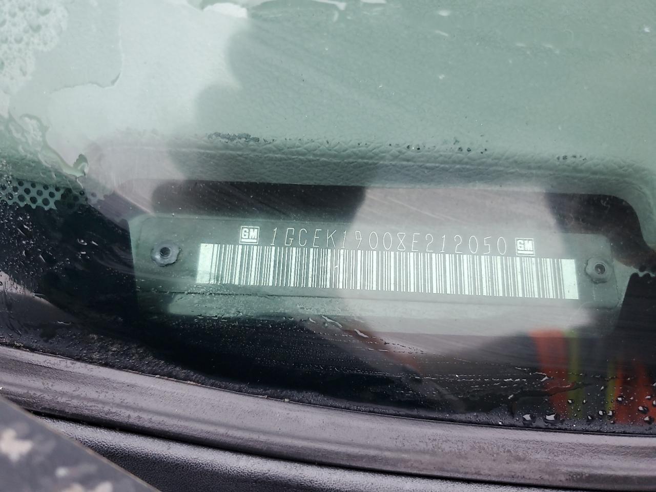 2008 Chevrolet Silverado K1500 VIN: 1GCEK19008E212050 Lot: 81279615