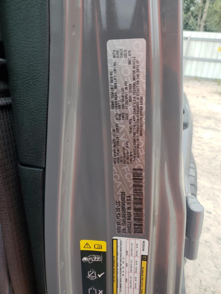 2021 Jeep Wrangler Unlimited Sahara VIN: 1C4HJXEG6MW583286 Lot: 83782305