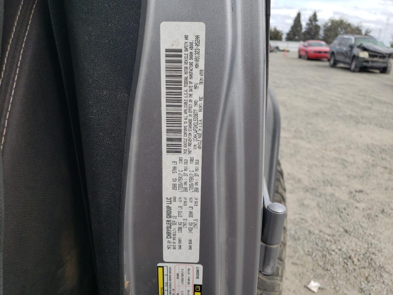 2013 Jeep Wrangler Unlimited Rubicon VIN: 1C4HJWFGXDL533677 Lot: 71630115