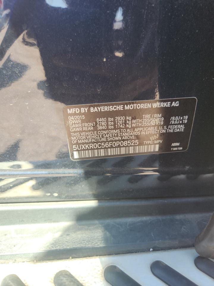 2015 BMW X5 xDrive35I VIN: 5UXKR0C56F0P08525 Lot: 71865775