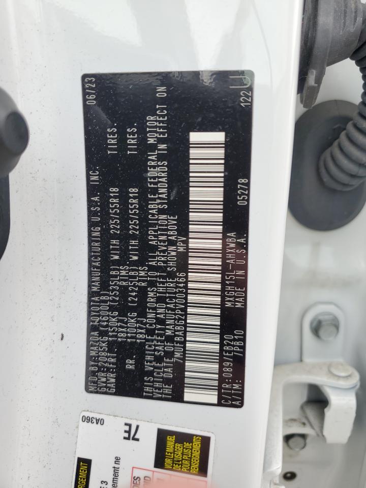 2023 Toyota Corolla Cross Le VIN: 7MUFBABG2PV003466 Lot: 80532355