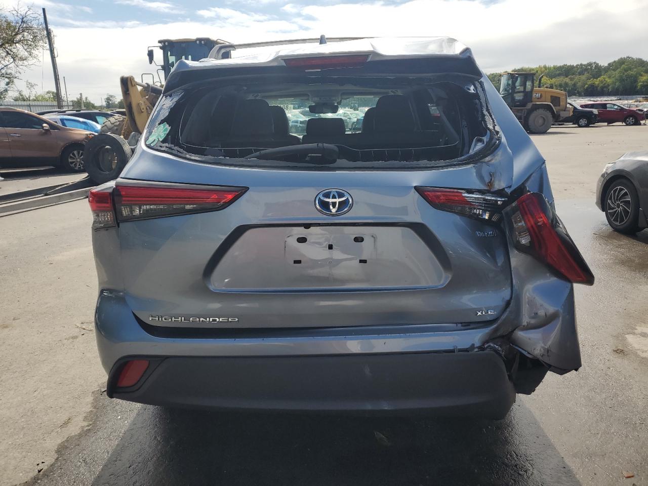 2021 Toyota Highlander Hybrid Xle VIN: 5TDHBRCH4MS035405 Lot: 80127365