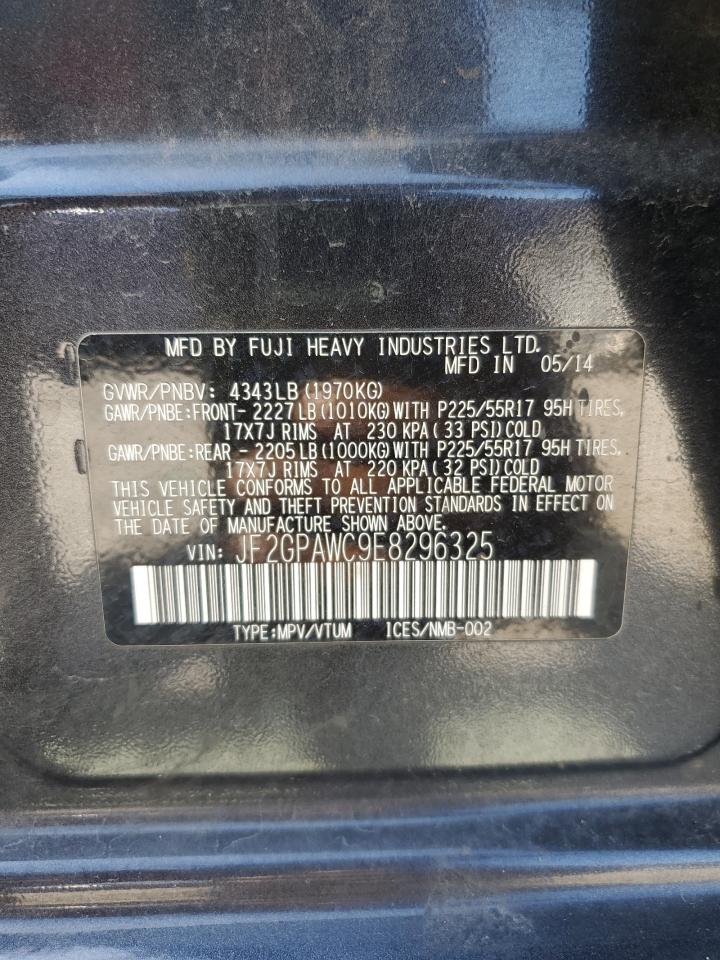 2014 Subaru Xv Crosstrek 2.0 Premium VIN: JF2GPAWC9E8296325 Lot: 81717225