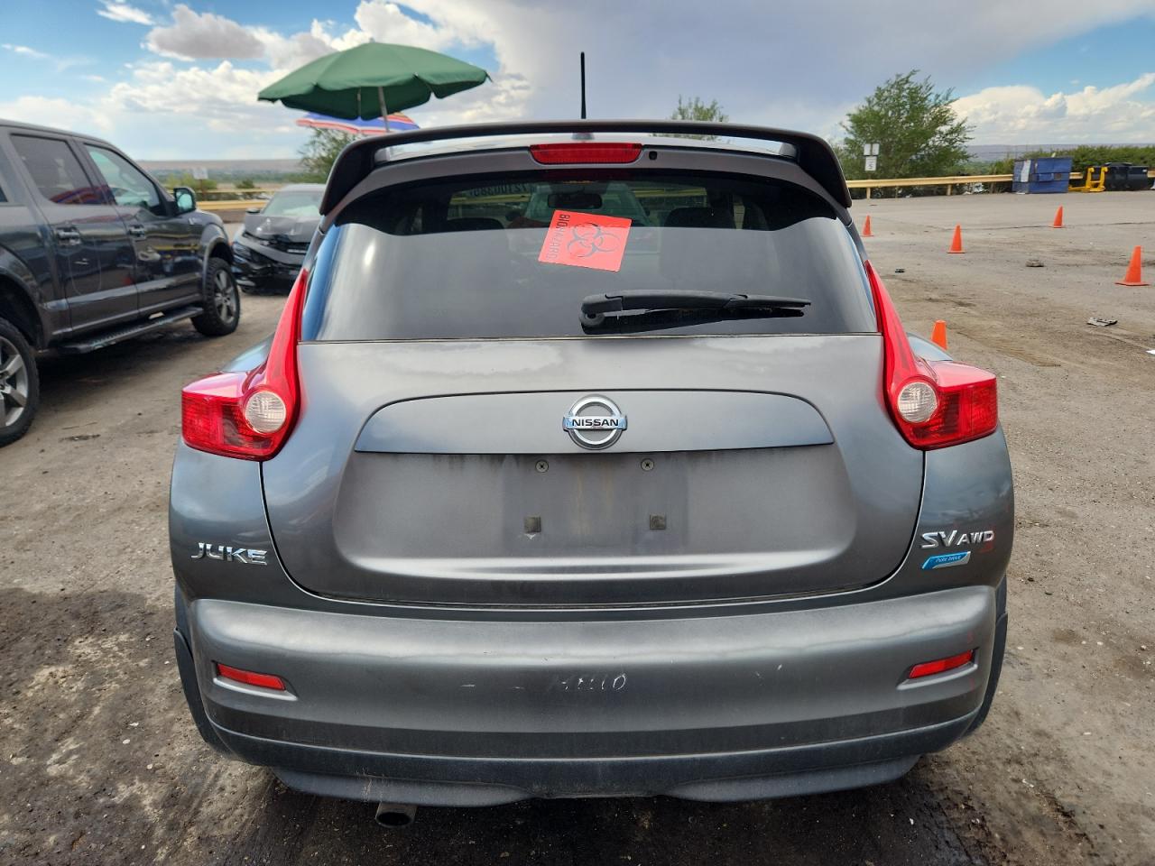 2014 Nissan Juke S VIN: JN8AF5MV9ET361503 Lot: 72100385