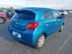 2013 MITSUBISHI MIRAGE 1.2 2 5DR for sale at Copart CHESTER