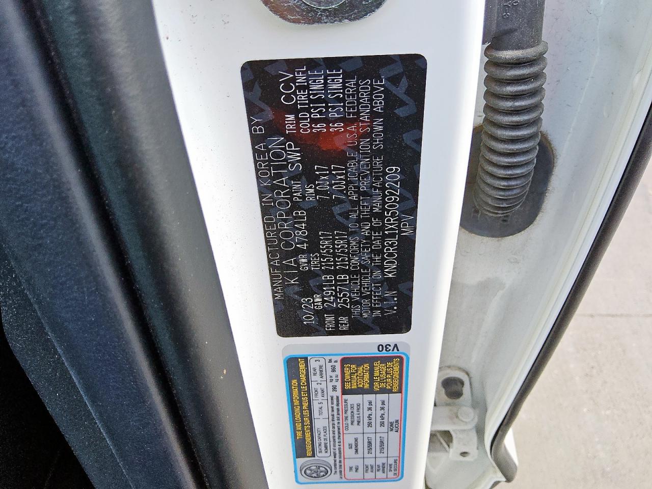 2024 Kia Niro Wind VIN: KNDCR3L1XR5092209 Lot: 81575635