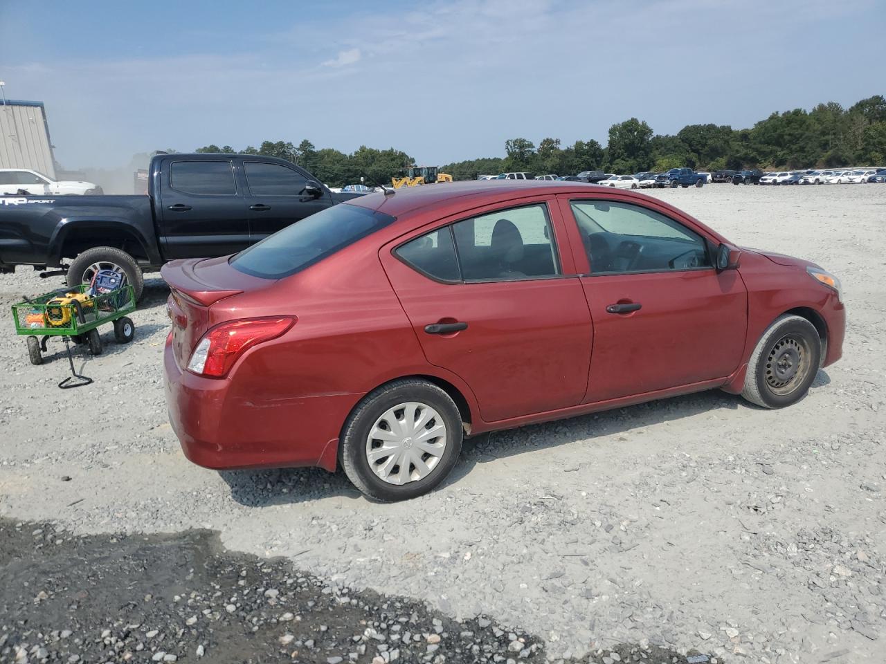 2019 Nissan Versa S red null gasoline 3N1CN7AP0KL838394 photo #4