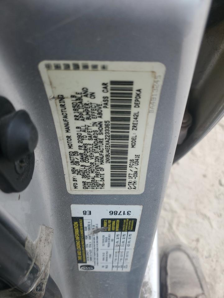 2010 Toyota Corolla Base VIN: 1NXBU4EEXAZ233365 Lot: 83811175