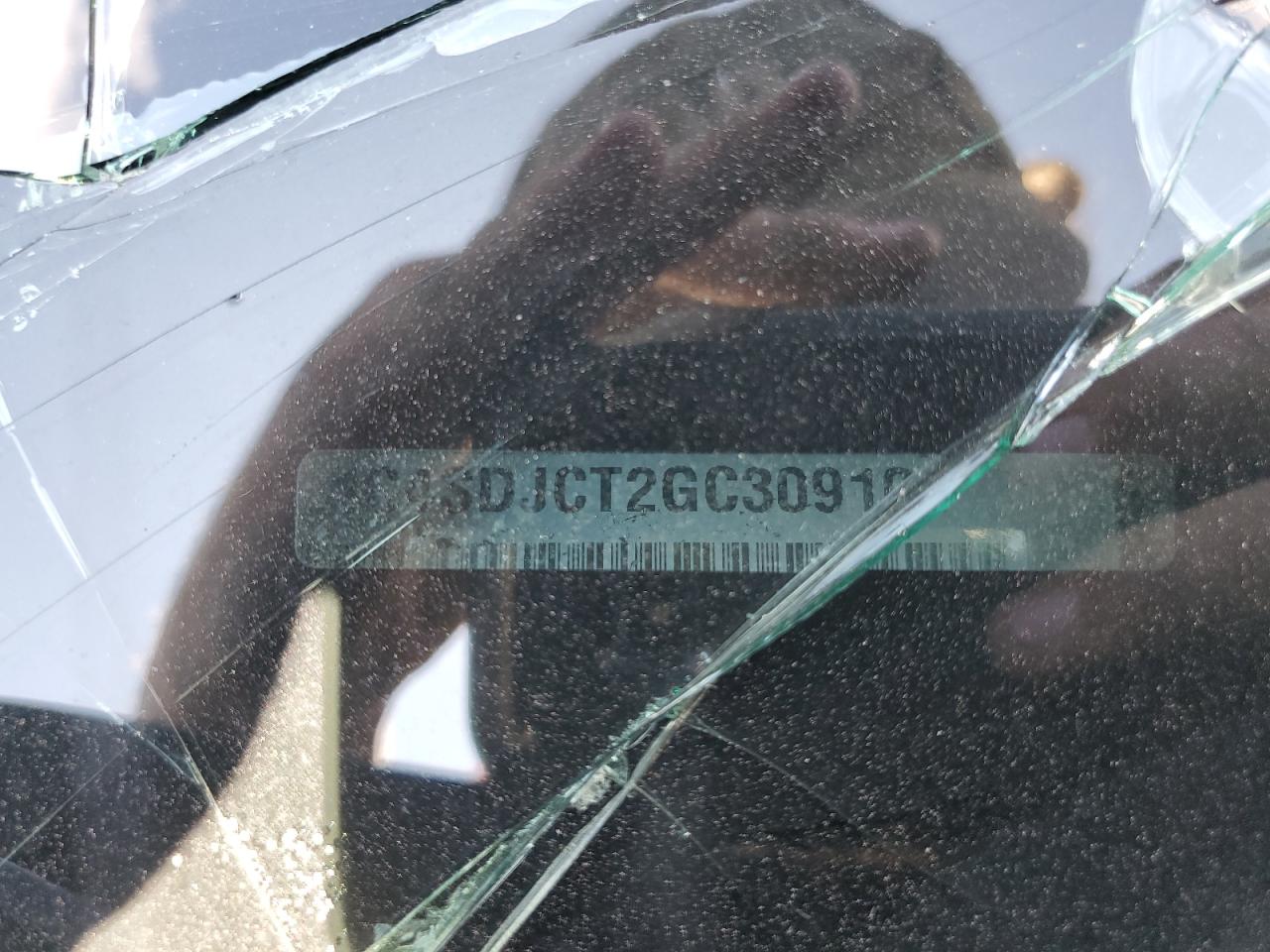 2016 Dodge Durango R/T VIN: 1C4SDJCT2GC309101 Lot: 71931385