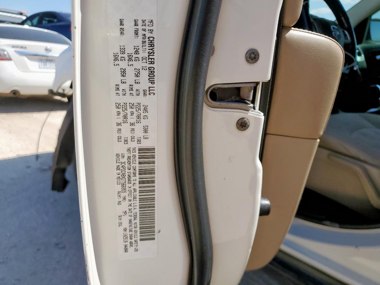 2013 Dodge Journey Se VIN: 3C4PDCABXDT566955 Lot: 83923985