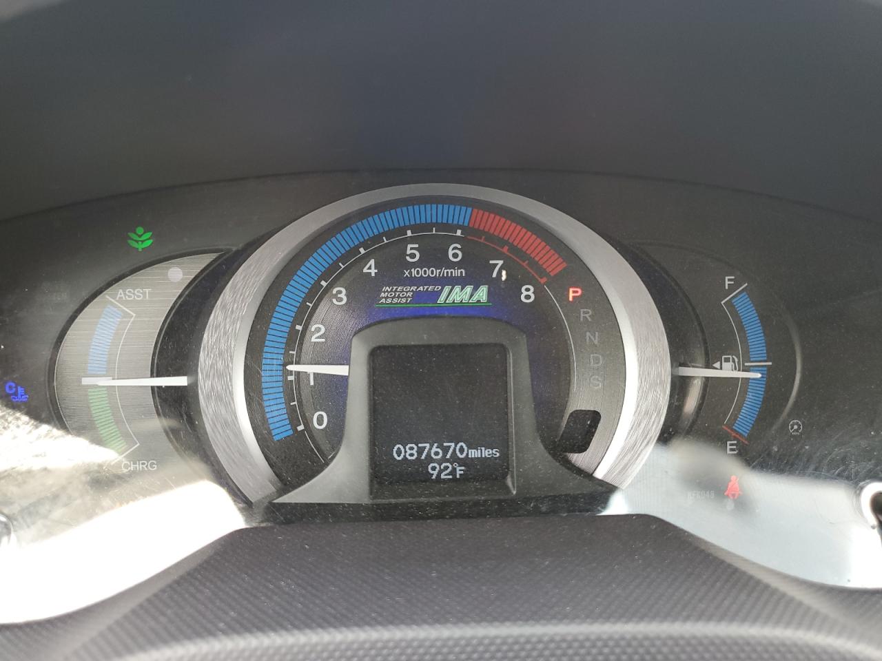 2010 Honda Insight Ex VIN: JHMZE2H78AS025982 Lot: 71652125