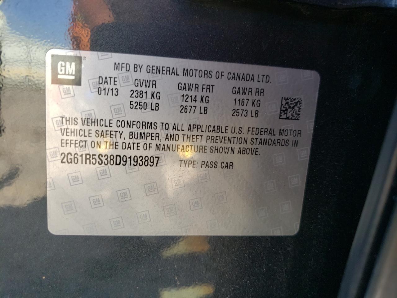 2013 Cadillac Xts Luxury Collection VIN: 2G61R5S38D9193897 Lot: 81551815