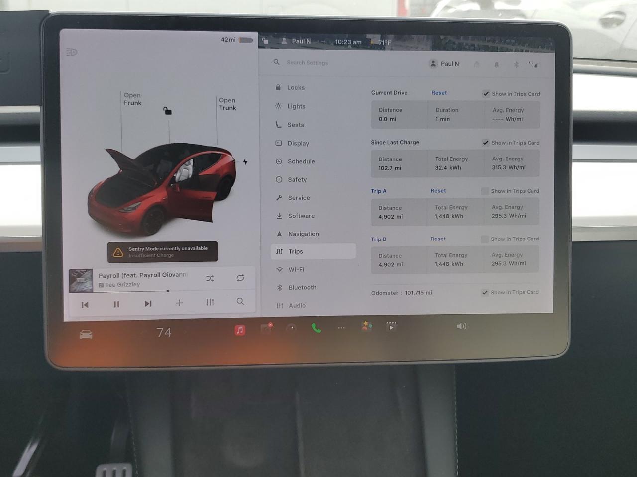 2021 Tesla Model Y VIN: 5YJYGDEF9MF137724 Lot: 71923255