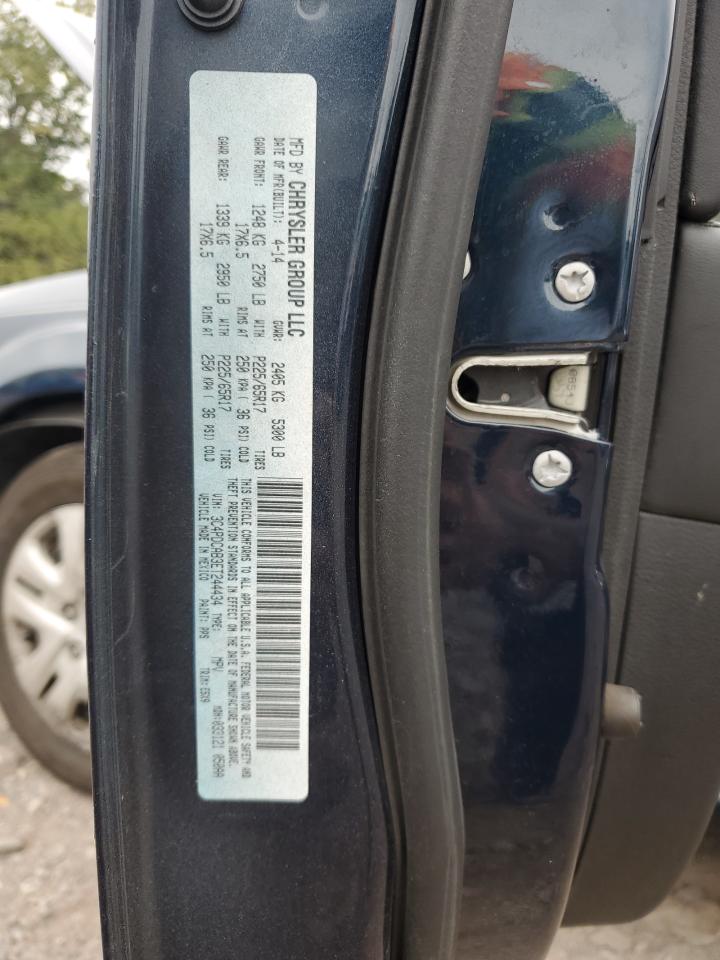 2014 Dodge Journey Se VIN: 3C4PDCAB3ET244434 Lot: 81026155