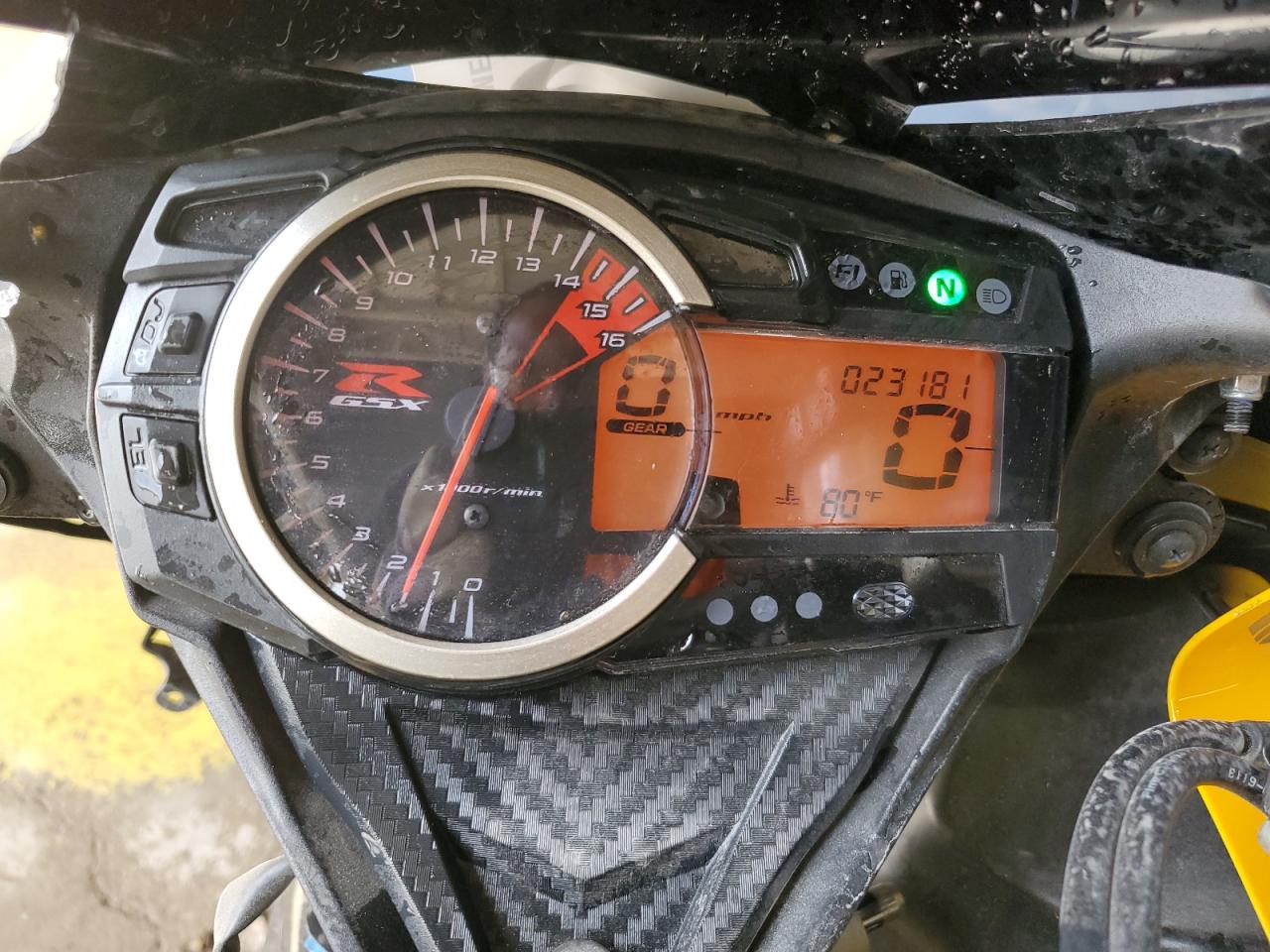 2017 Suzuki Gsx-R750 VIN: JS1GR7MA6H2100906 Lot: 80035365