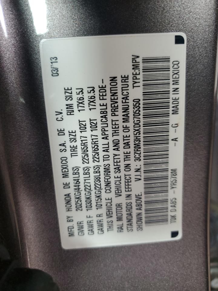 2013 Honda Cr-V Ex VIN: 3CZRM3H5XDG705350 Lot: 84632645