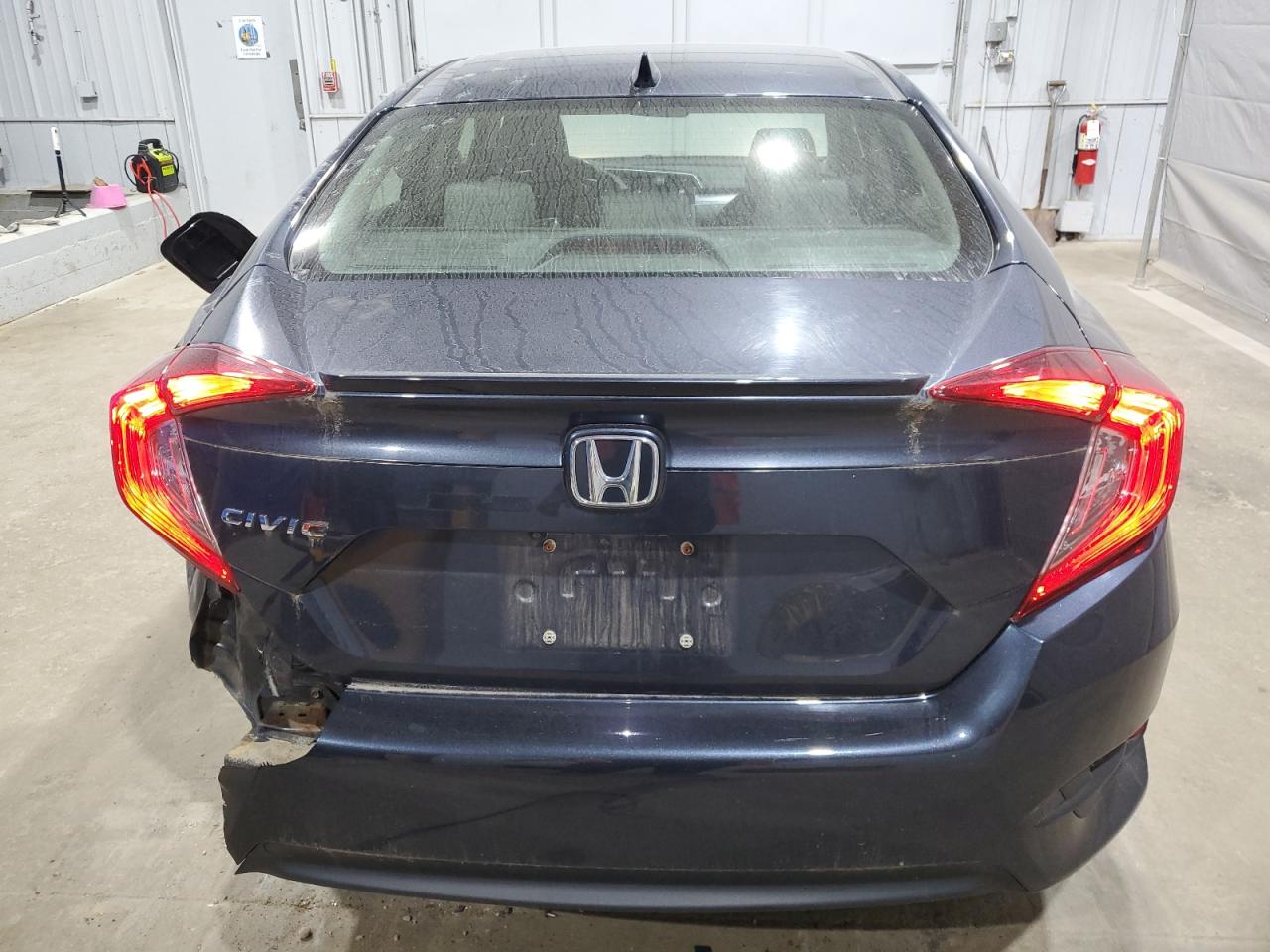 2018 Honda Civic Ex VIN: JHMFC1F39JX006668 Lot: 80647835